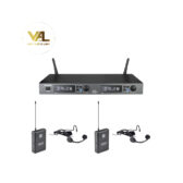 Bộ micro không dây hai kênh chất lượng cao M2-R Takstar phiên bản hai micro cài áo